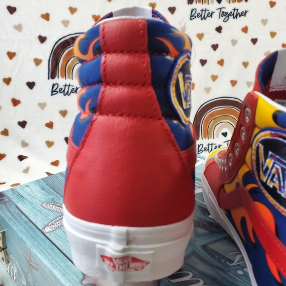 Vans Racer Red True Blue Sk8-HI - Picture 8 of 16